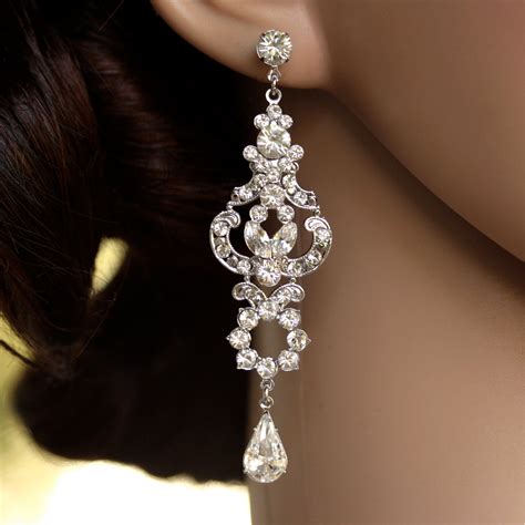 how long are chandelier earrings